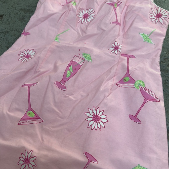 Vintage Lilly Pulitzer Beverly Hills Martini Cosmo YK2 Dress 10 - Picture 5 of 5